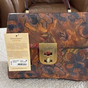 Patricia Nash Sienna Sunset Floral Satchel